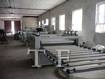 Gypsum board PVC laminating production line